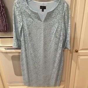 Light Blue lace stretch Dress